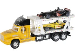 Vehículo Surtido Camión Portacoches Con 2 Formula 1 47x17x12cm -Mejor Juguetería Tienda 21552g02