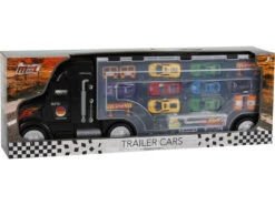 Camión 60 Cm Portavehiculos Con 8 Coches Y Camión -Mejor Juguetería Tienda 23391g02