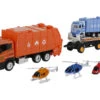 Camión Residuos 23 Cm. Vehiculo Y 3 Helicopteros -Mejor Juguetería Tienda 31883g00