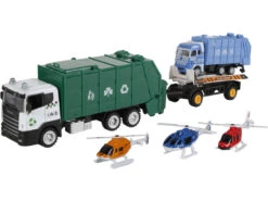 Camión Residuos 23 Cm. Vehiculo Y 3 Helicopteros -Mejor Juguetería Tienda 31883g02