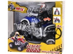 Vehículo Quad Fricción Con Figura Y Sonidos 32x25x26cm