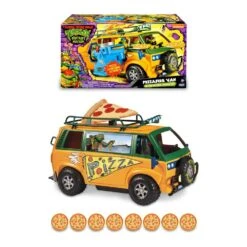 Tortugas Ninja Pizza Van Vehículo Ninja Turtles Caos Mutante