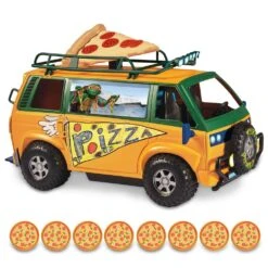 Tortugas Ninja Pizza Van Vehículo Ninja Turtles Caos Mutante -Mejor Juguetería Tienda TPFAM0TU804 3