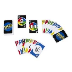 Mattel Games Juego De Cartas DOS Segunda Edición Juego De Mesa Familiar De UNO 7 Años (Mattel HNN01) -Mejor Juguetería Tienda TPMAT0HNN01 3